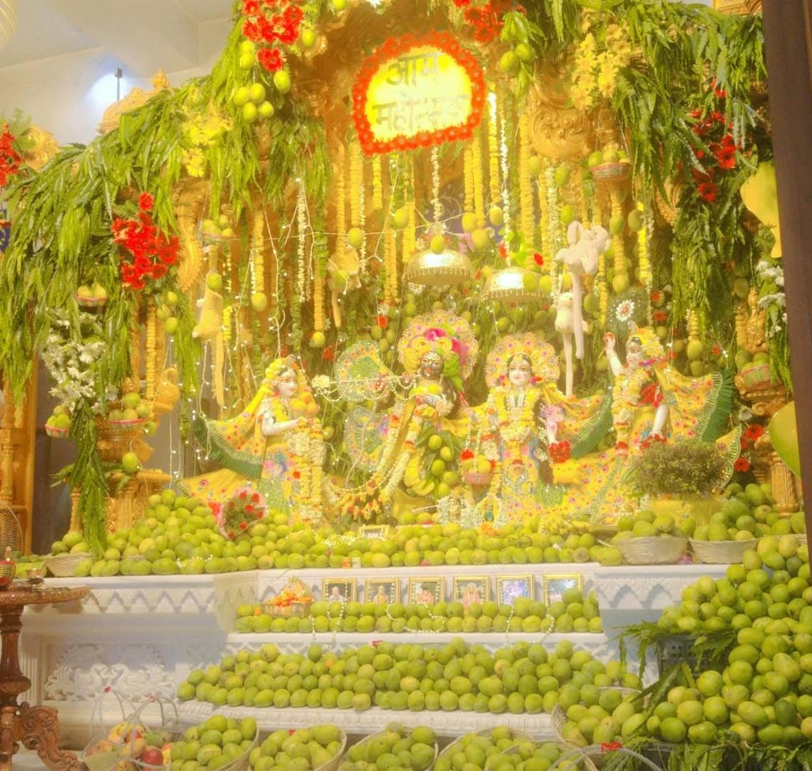 ISKCON Patna Hosts Grand Mango Festival With Eight Tonnes Of Fruit And Special Mahaprasad