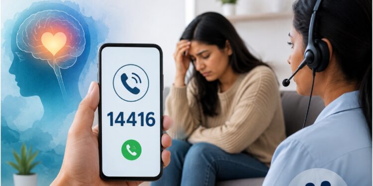 Feeling Stressed or Depressed? Just Dial 14416, Indian Government Launches 24×7 Mental Health Helpline