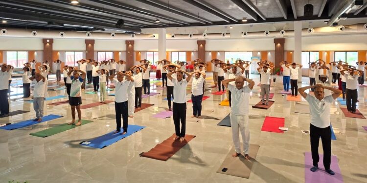Nalanda University Marks International Yoga Day With Focus On Healthy Ageing And Lifelong Learning