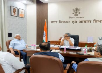 Minister Nitish Mishra Holds Talks With NBCC To Develop Modern Housing Projects On Vacant Housing Board Land In Bihar