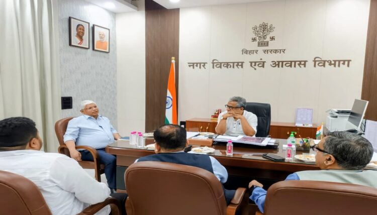 Minister Nitish Mishra Holds Talks With NBCC To Develop Modern Housing Projects On Vacant Housing Board Land In Bihar