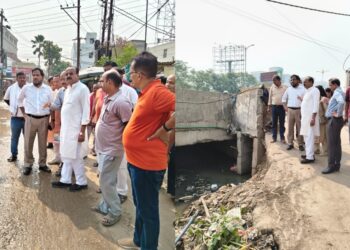 Digha MLA Sanjeev Chaurasia, Patna Municipal Commissioner Inspect Rajiv Nagar And Anandpuri Drains; Action Ordered Over Lapses