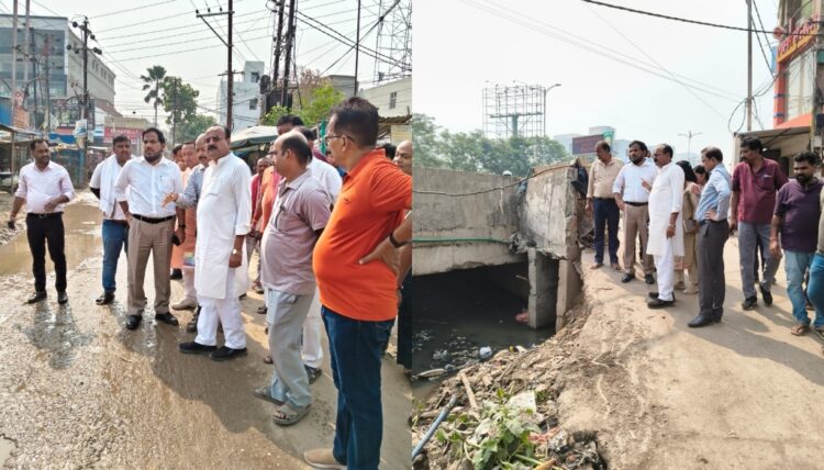 Digha MLA Sanjeev Chaurasia, Patna Municipal Commissioner Inspect Rajiv Nagar And Anandpuri Drains; Action Ordered Over Lapses