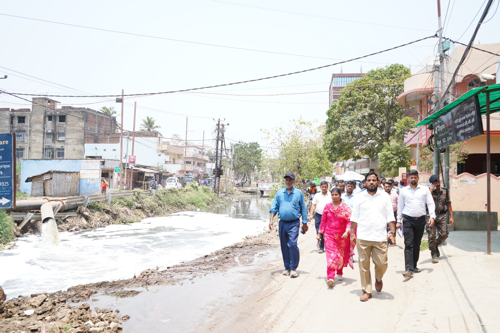 Patna Municipal Commissioner Halts Rajiv Nagar Drain Construction Ahead Of Monsoon, Orders Urgent Repairs