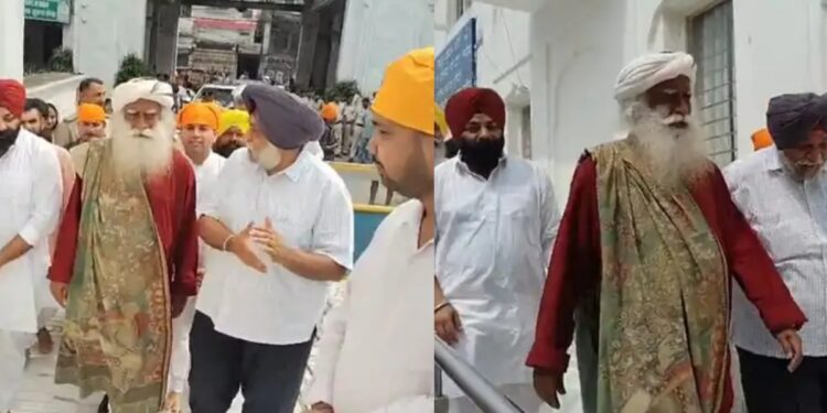 Sadhguru Visits Takht Sri Harmandir Ji Patna Sahib, Receives Sikh Honour