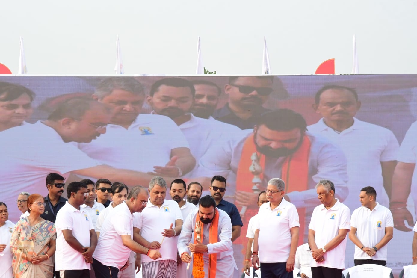 International Yoga Day In Bihar: CM, Union Ministers And Thousands Join State-Level Programme
