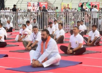 International Yoga Day In Bihar: CM, Union Ministers And Thousands Join State-Level Programme