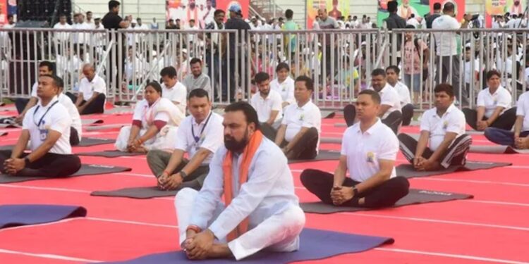 International Yoga Day In Bihar: CM, Union Ministers And Thousands Join State-Level Programme