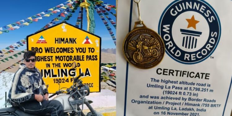 Gaya Rider Shivendra Verma Reaches World’s Highest Motorable Pass, Brings Pride to Bihar