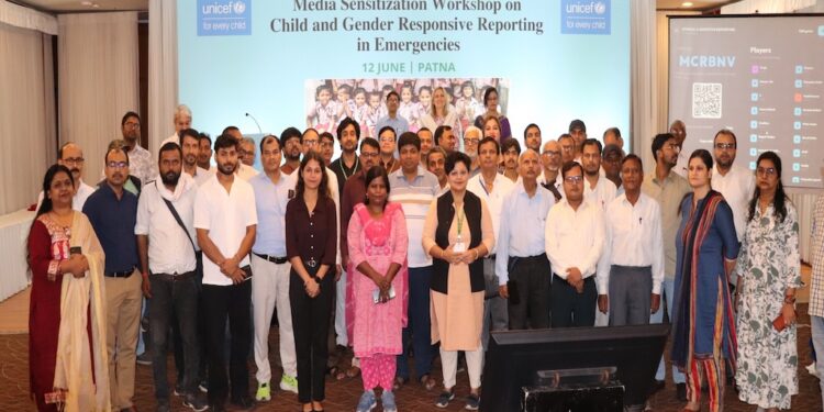 UNICEF, Bihar Government Hold Workshop On Child And Gender-Responsive Reporting During Emergencies