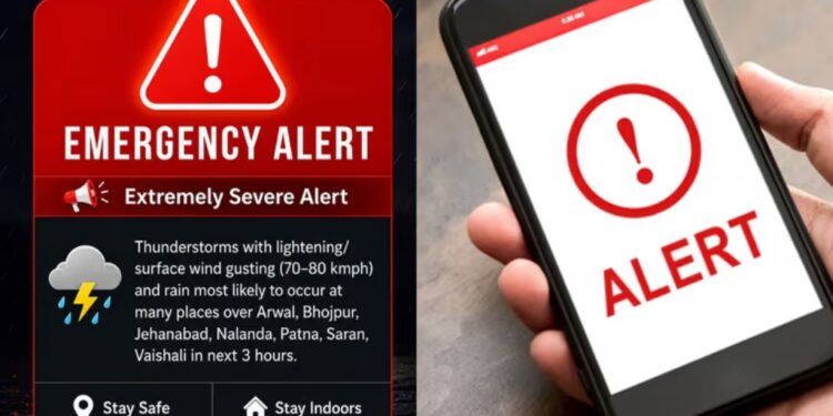 Why Phones Across Bihar Suddenly Vibrated With Loud Warnings