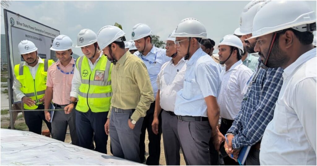 BSPGCL Managing Director Reviews Kajra Solar-Battery Project, Sets January 2027 Target for Phase II