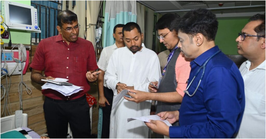 Health Minister Nishant Kumar Orders Patient Care Reforms After Surprise Inspection of LNJP Hospital