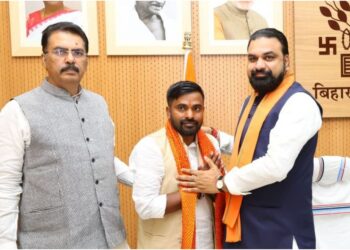 BJP’s New Bankipur Candidate Neeraj Sinha Begins Campaign, Meets Chief Minister and Deputy Chief Minister