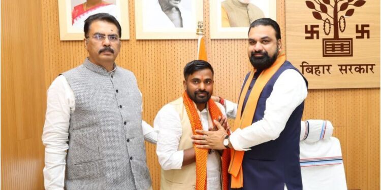 BJP’s New Bankipur Candidate Neeraj Sinha Begins Campaign, Meets Chief Minister and Deputy Chief Minister
