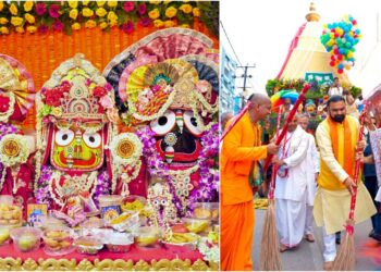Patna Rath Yatra 2026: Samrat Choudhary Performs Chhera Pahanra, Pulls 40-Foot Jagannath Chariot