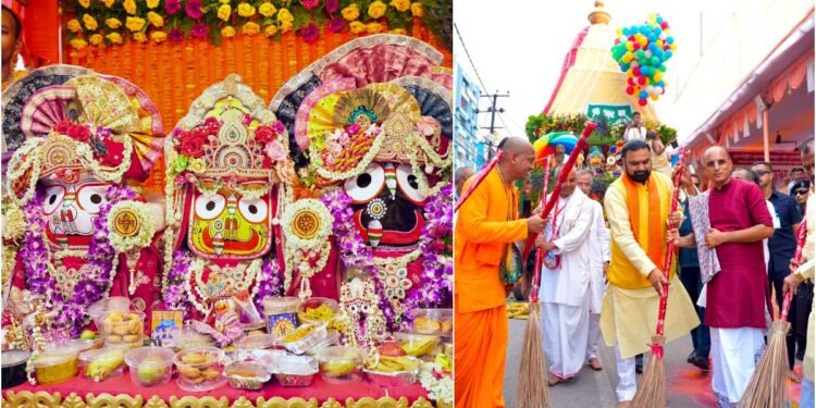 Patna Rath Yatra 2026: Samrat Choudhary Performs Chhera Pahanra, Pulls 40-Foot Jagannath Chariot
