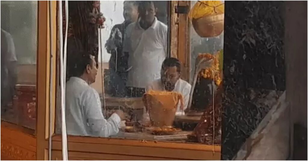 Nishant Kumar Marks 45th Birthday With Prayers at Patna's Mahavir Mandir Alongside Nitish Kumar