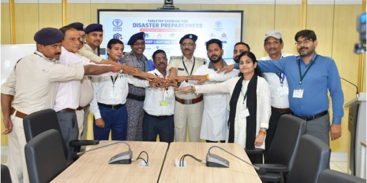 AIIMS Patna Conducts Disaster Preparedness Exercise Ahead Of BHISHM Cube Mock Drill