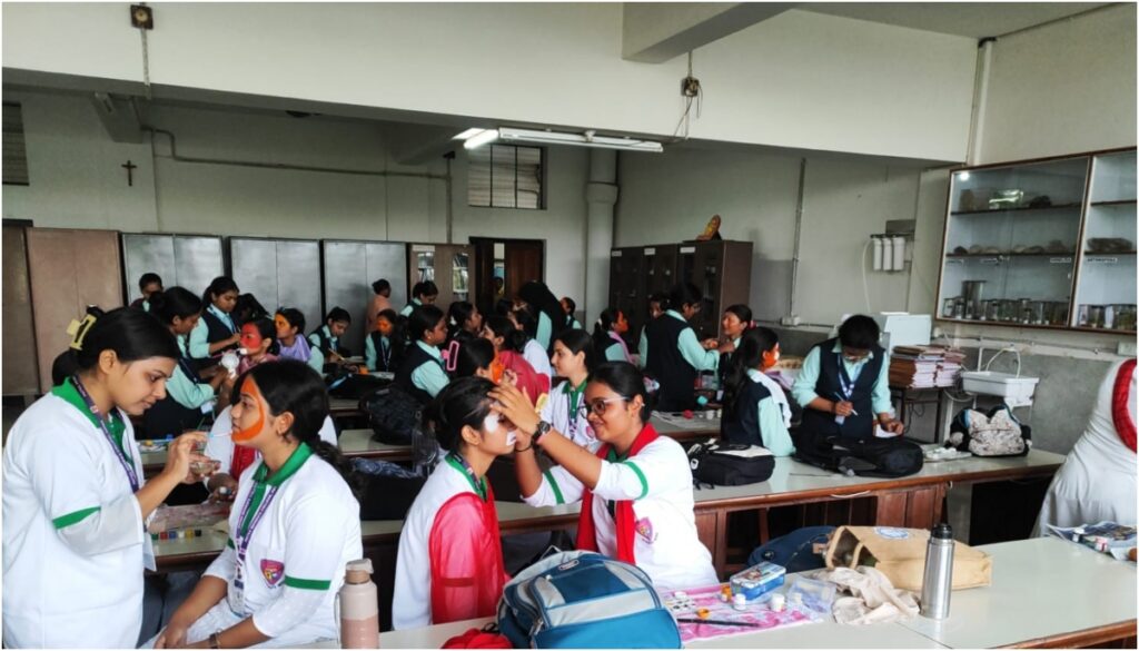 Patna Women’s College Hosts Face Painting Competition On International Tiger Day