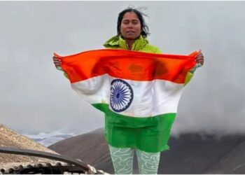Sabita Mahto Completes 265-Km Ultra-Run To 19,400-Ft Mig La Pass In Six Days