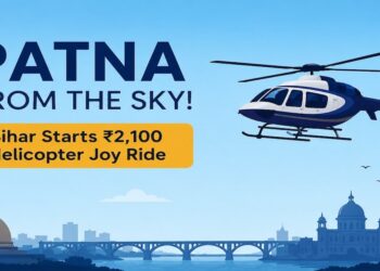 Patna from the Sky! Bihar Starts Rs 2,100 Helicopter Joy Ride; First Flights Take Off Today