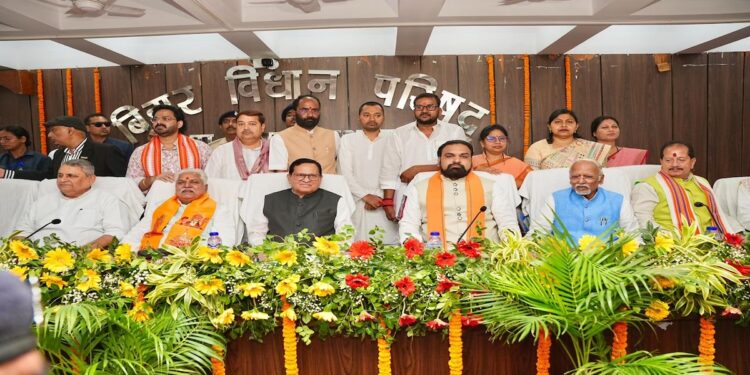 BJP, JD(U) Strengthen Numbers In Bihar Legislative Council As 10 New Members Take Oath
