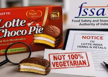Lotte Choco Pie 'Not 100% Vegetarian', Says FSSAI; Notices Issued to Lotte India and Ferns N Petals