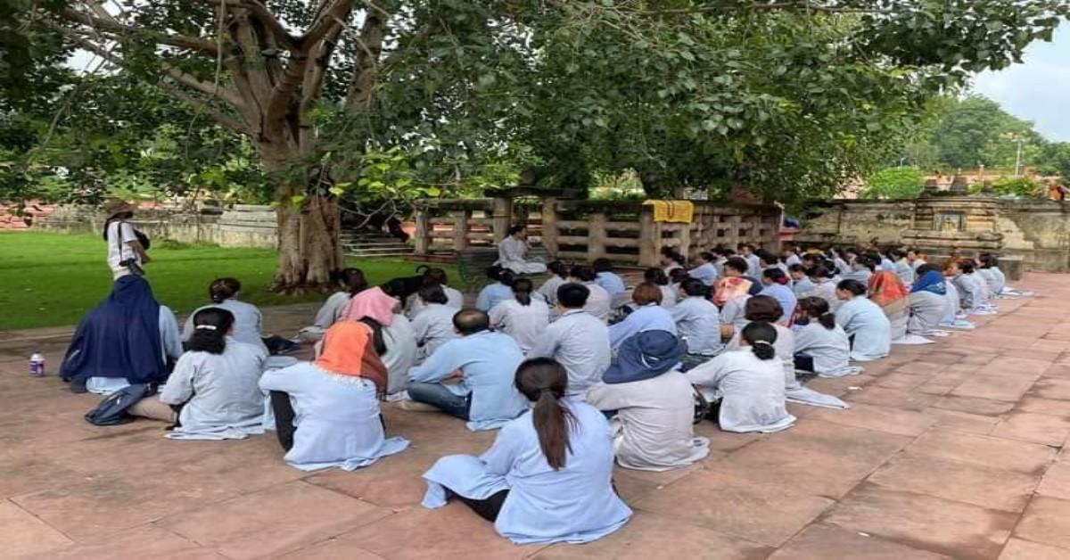 Bodh Gaya Welcomes 850 Buddhist Pilgrims As Maharashtra Govt Launches Free Special Train Pilgrimage