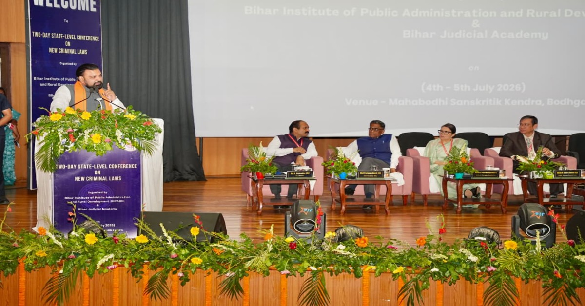 Samrat Choudhary Announces 100 Fast-Track Courts, AI-Driven Policing at Criminal Laws Conference