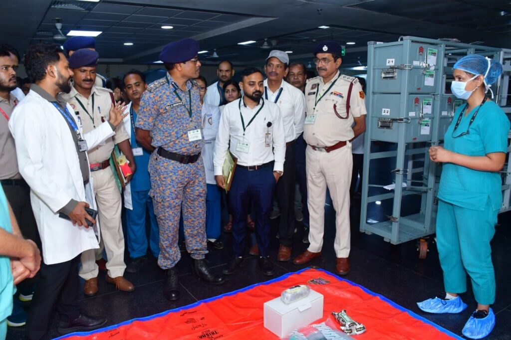 AIIMS Patna conducted a tabletop exercise with multiple agencies to strengthen disaster response planning ahead of the BHISHM Cube mock drill in Rohtas.
