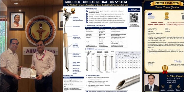 AIIMS Patna Develops Patented Indigenous Device For Safer And More Affordable Brain Surgery