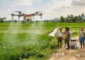 Drone-Based Nano Fertiliser Spraying Offers Alternative as Urea Shortage Affects Bagaha Farmers