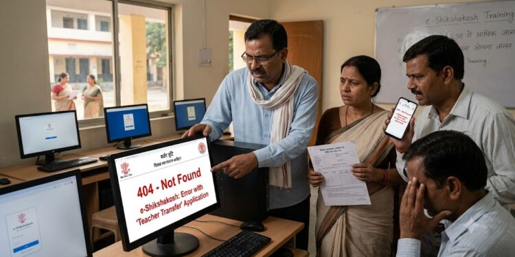 Bihar Teacher Transfers: ‘404 Error’ on e-Shikshakosh Raises Concerns
