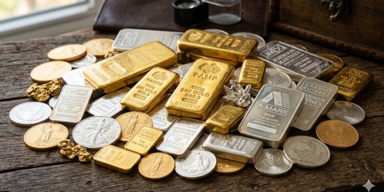 Gold, Silver Prices Fall Again: Gold Drops To Rs 1.44 Lakh, Silver Slips To Rs 2.29 Lakh