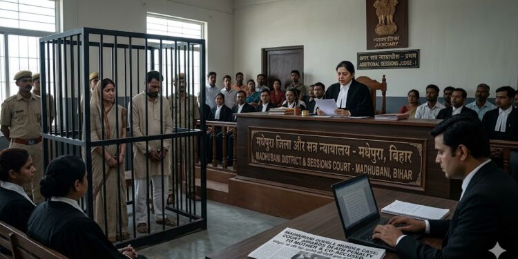 Madhubani Court Awards Death Penalty to Mother and Co-Accused in Double Murder of Two Children