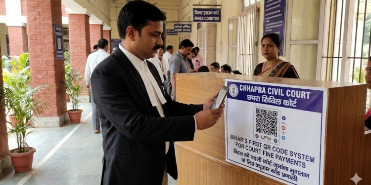 Chapra Civil Court Launches Bihar’s First QR Code System For Court Fine Payments