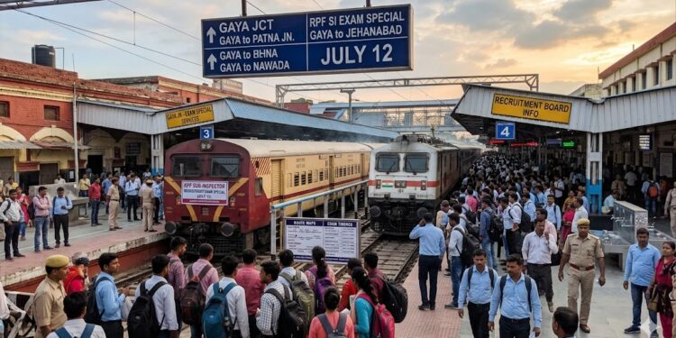 Railways Plan Three Special Trains from Gaya for Bihar SI Recruitment Exam