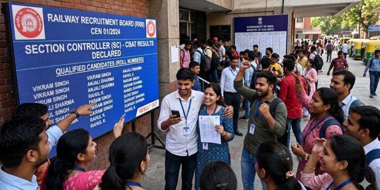 RRB Declares Section Controller CBAT Results, Document Verification from July 11
