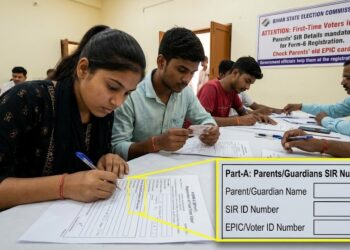 Bihar’s First-Time Voters Must Provide Parents’ SIR Details to Complete Form-6 Application