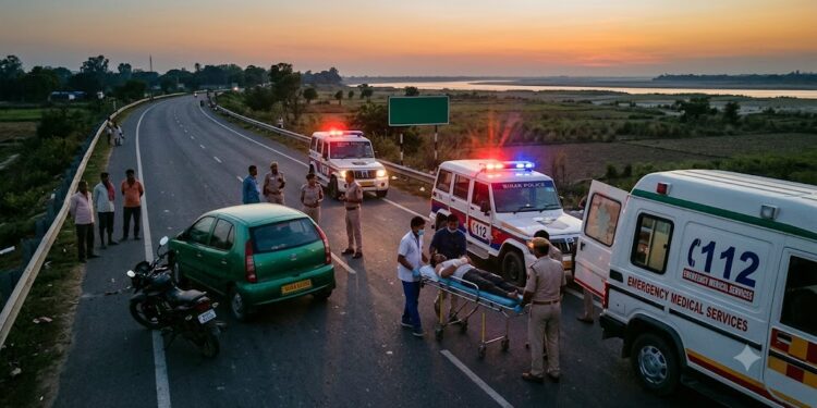 Bihar Government Launches 112 Emergency Response for Road Accident Victims With Free Treatment Up to Rs 1.5 Lakh