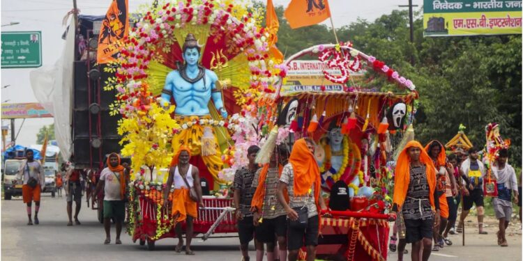 Patna City's 54-Foot Kanwar Procession to Begin on August 3, Over 500 Devotees to Participate