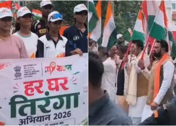 Patna Tiranga Yatra Led By Samrat Choudhary Draws 10,000 Participants From JP Golambar To Kargil Chowk