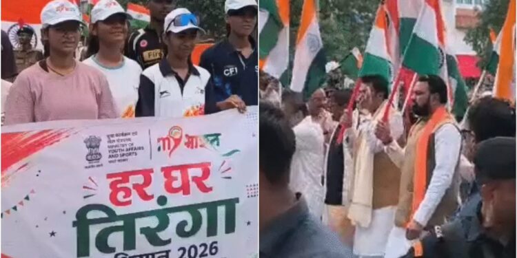 Patna Tiranga Yatra Led By Samrat Choudhary Draws 10,000 Participants From JP Golambar To Kargil Chowk