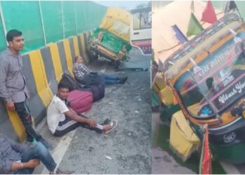 Speeding Car Hits Auto-Rickshaw on Patna's Atal Path, Five Injured Including Three Dubai-Bound Passengers