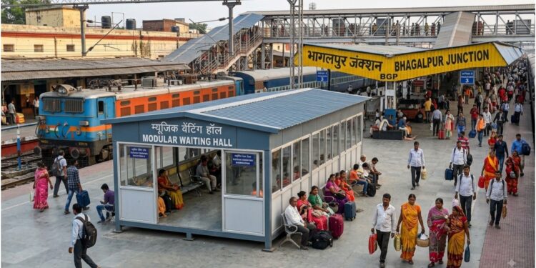 Bhagalpur Station To Get Modular Waiting Hall Ahead Of Chhath Puja, Railway GM Approval Awaited
