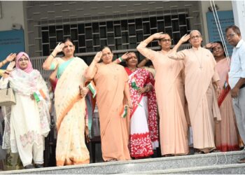Patna Women’s College Celebrates 80th Independence Day With Flag Hoisting, March-Past And Patriotic Performances