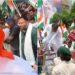 Tejashwi Leads Raj Bhavan March In Patna, Police Use Water Cannons After Barricades Breached