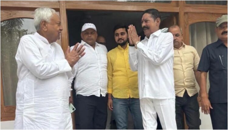 Anant Singh Meets Nitish Kumar In Patna, Discusses Mokama Issues After Greeting Him With Folded Hands