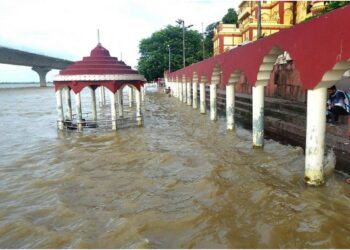 Ganga Water Level In Patna Remains Above Danger Mark At Gandhi Ghat, Levels Recede Elsewhere